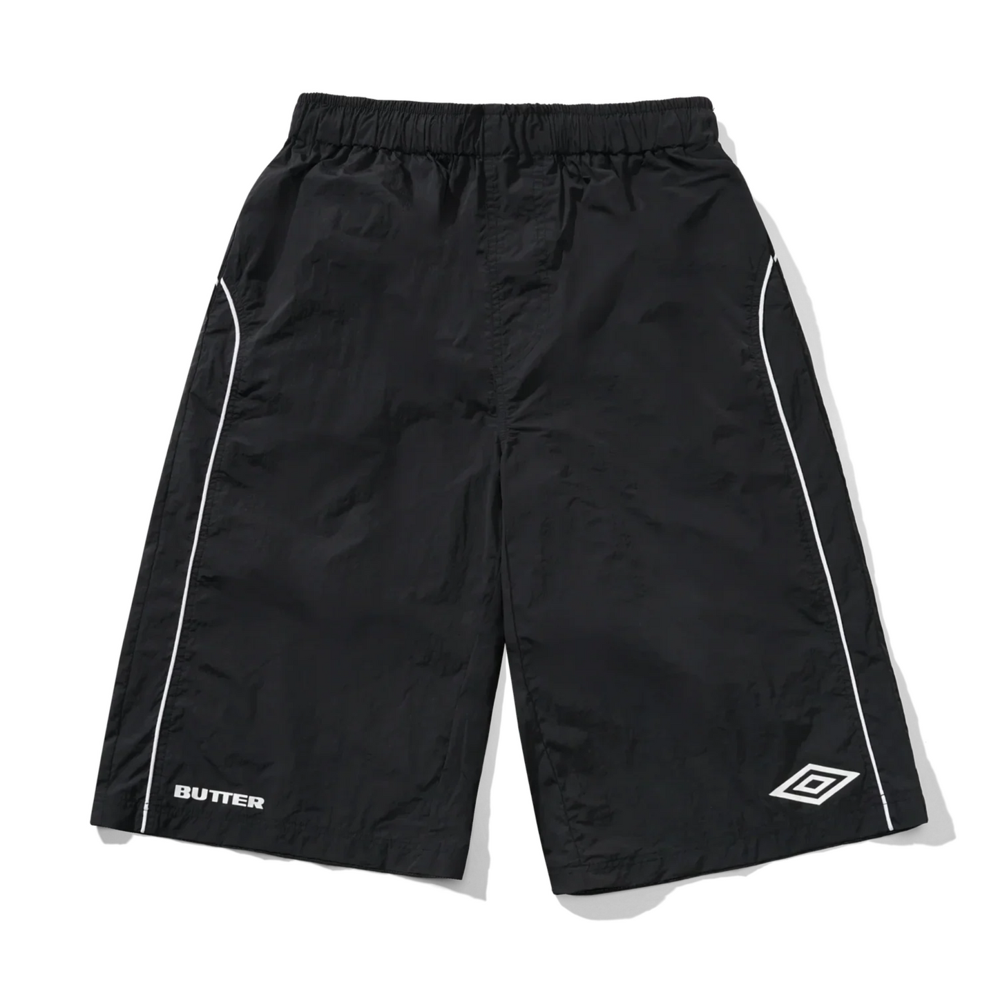 Butter Goods x Umbro Long Track Shorts Black
