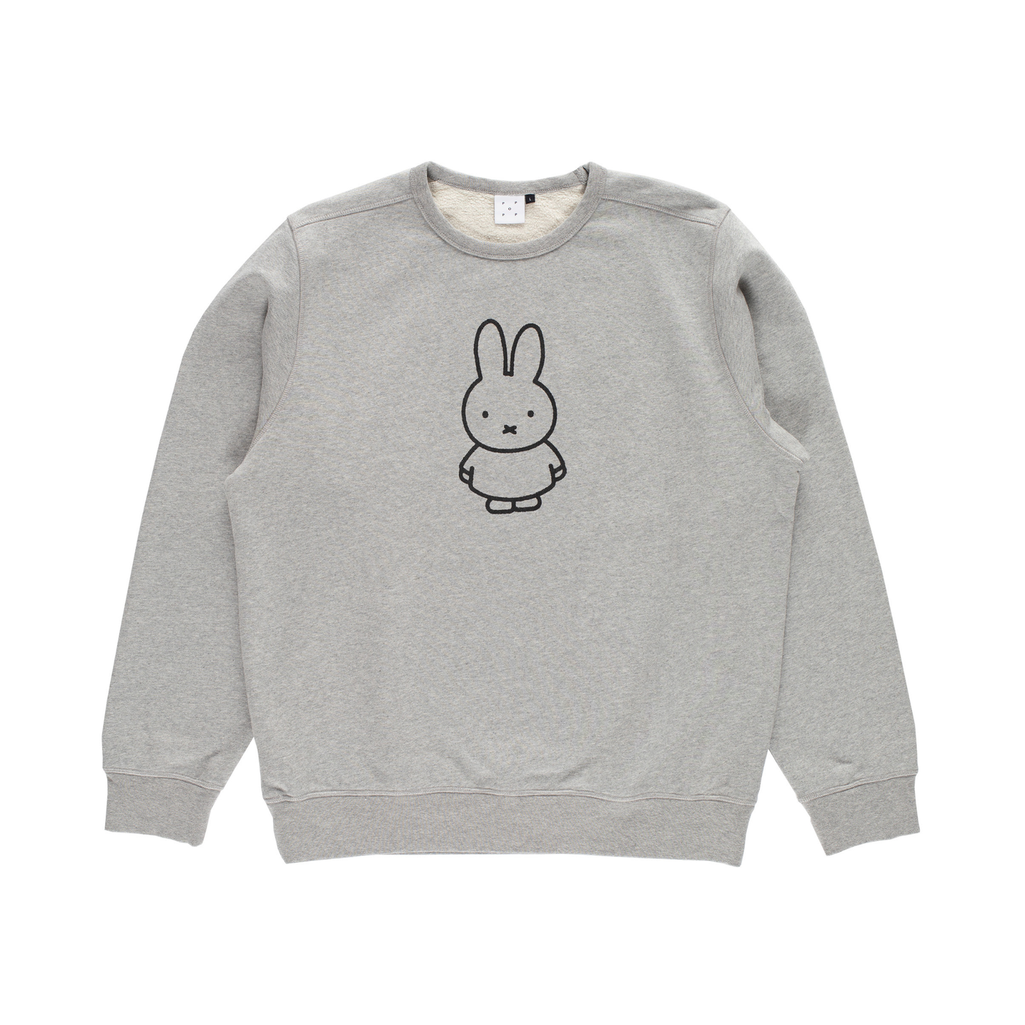 POP x Miffy FS BS Sweater Heather Grey