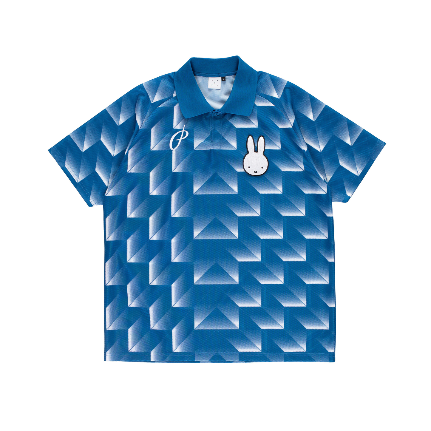 POP x Miffy Sportif Football T-Shirt Blue
