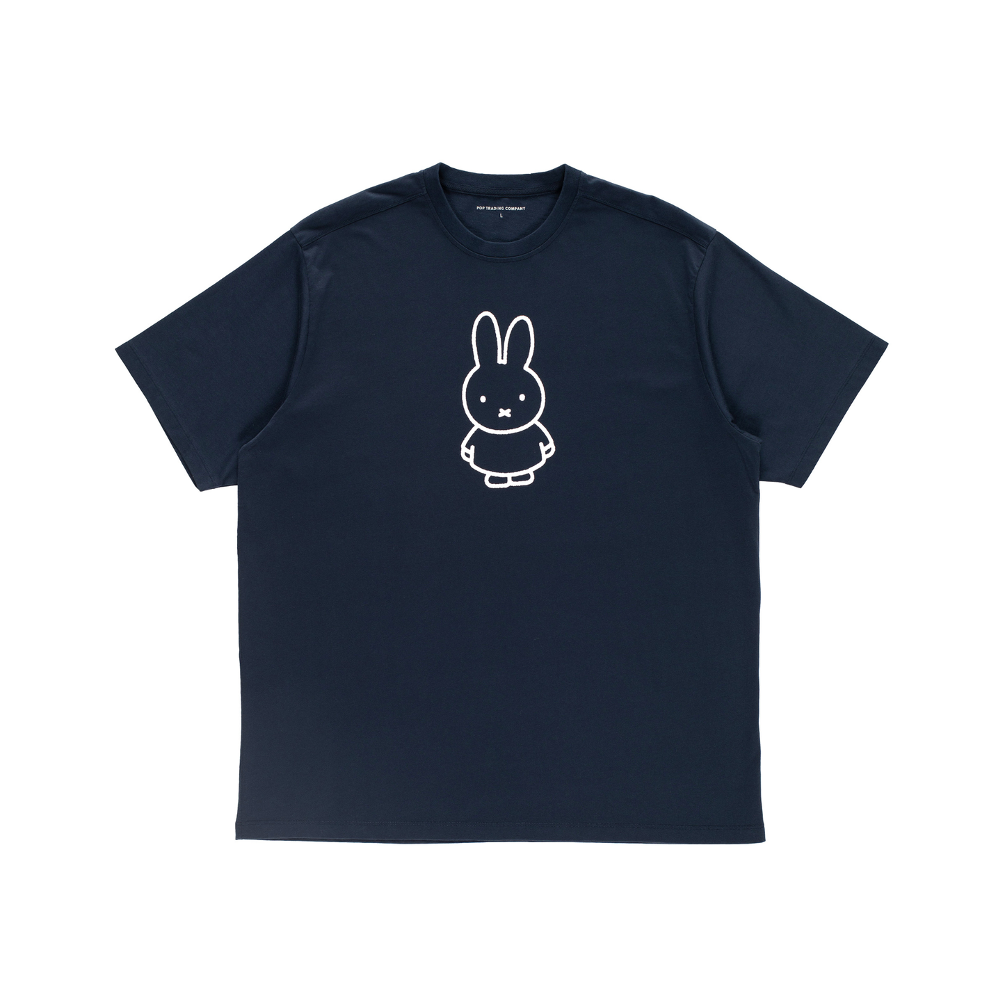 POP x Miffy FS BS Logo T-Shirt Navy