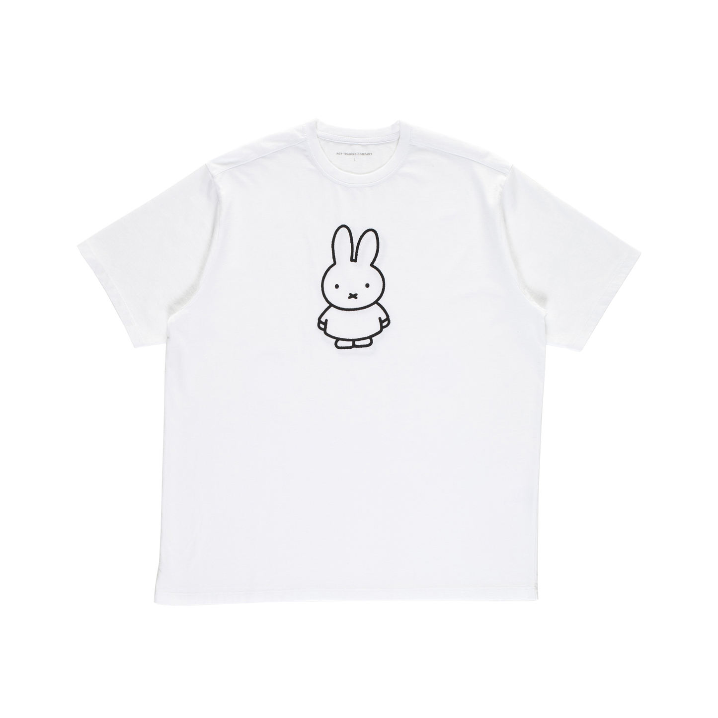 POP x Miffy FS BS Logo T-Shirt White