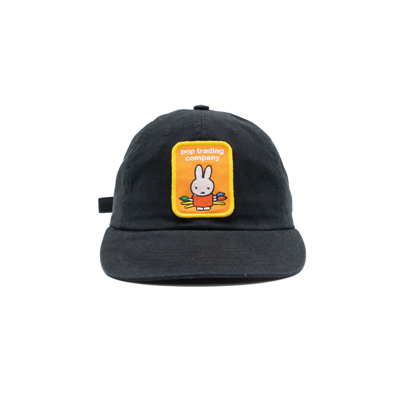 POP x Miffy Patch Sixpanel Hat Black
