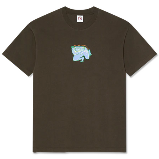 Polar Shy Bow T-Shirt Brown