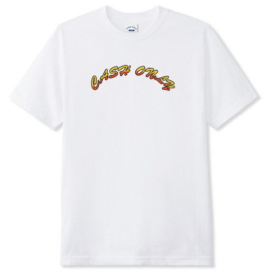 Cash Only Logo T-Shirt White