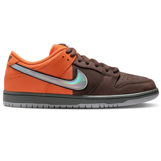 Nike SB Dunk Low Pro Safety Orange/Wolf Grey-Baroque Brown-Iron Grey-Black