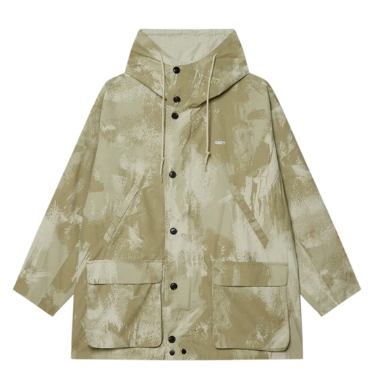 Obey Stanwood Parka Jacket Brushed Camo