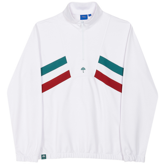 Helas Prince Quarter Zip Sweater Off White