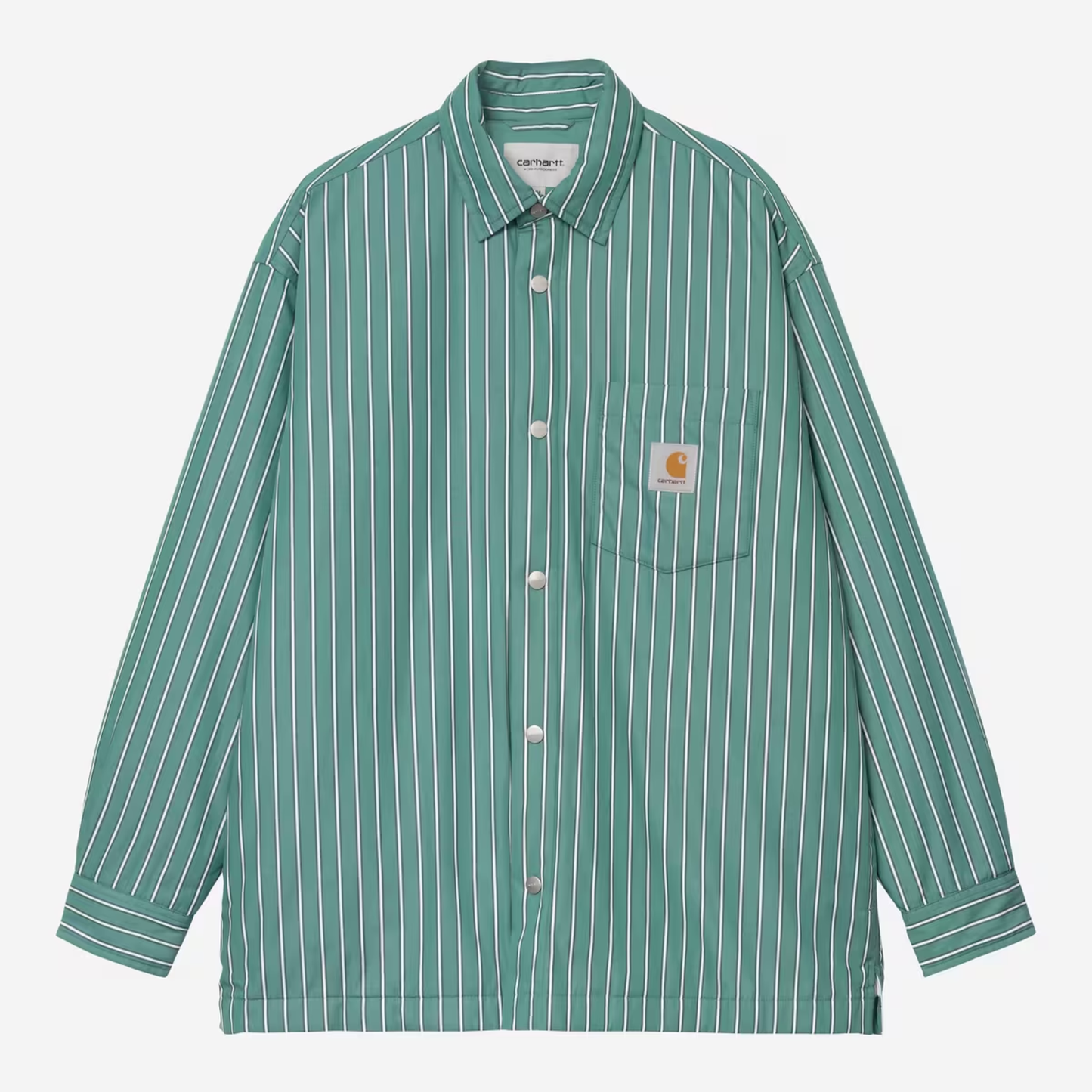 Carhartt WIP Grimsby Shirt Jacket Grimsby Stripe Saguaro