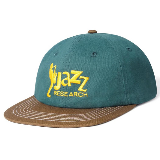 Butter Goods Jazz Research 6 Panel Cap Forest / Brown