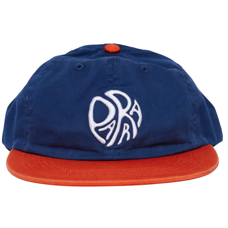 By Parra Circle Tweak Logo 6 Panel Hat Navy