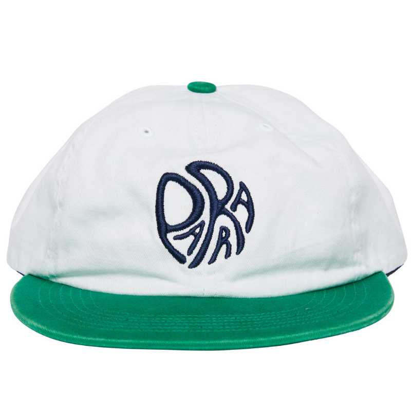 By Parra Circle Tweak Logo 6 Panel Hat Off White