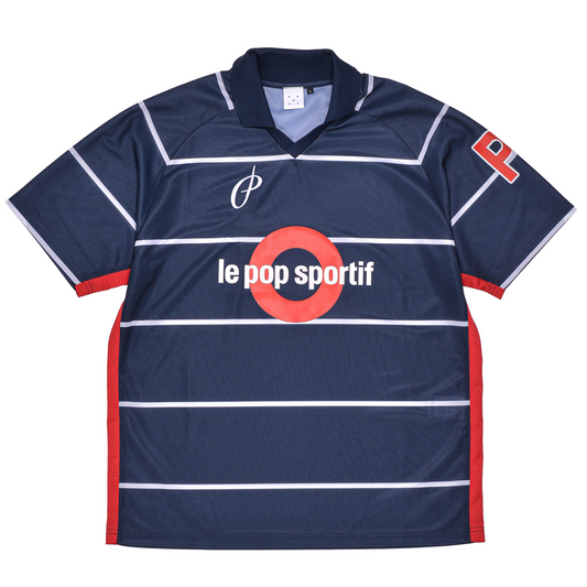 POP Striped Sportif T-Shirt Navy