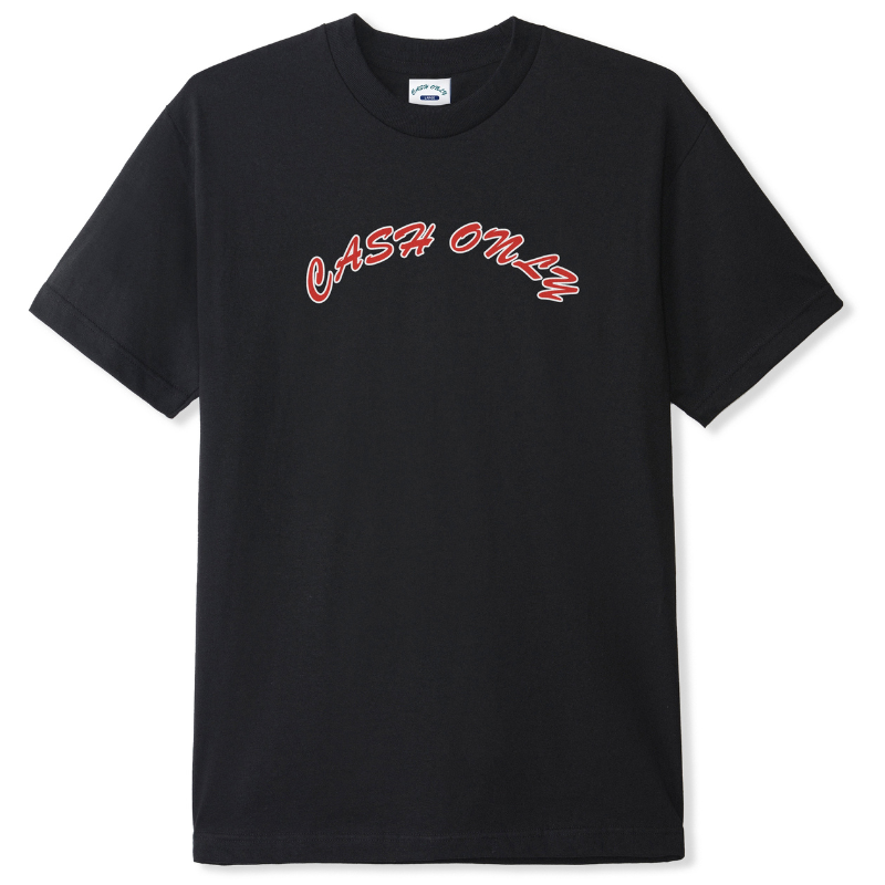 Cash Only Logo T-Shirt Black