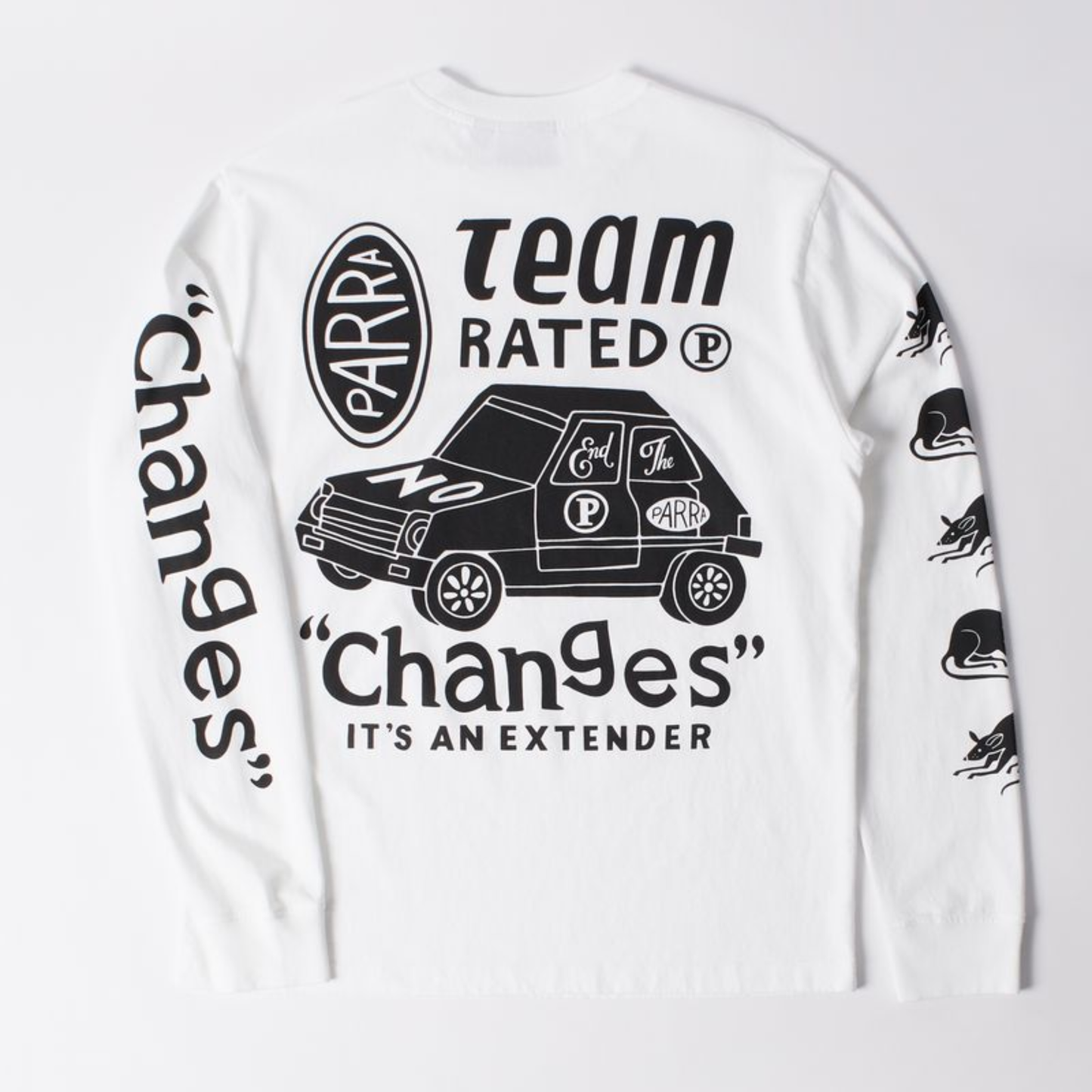 By Parra Team Changes Longsleeve T-Shirt White