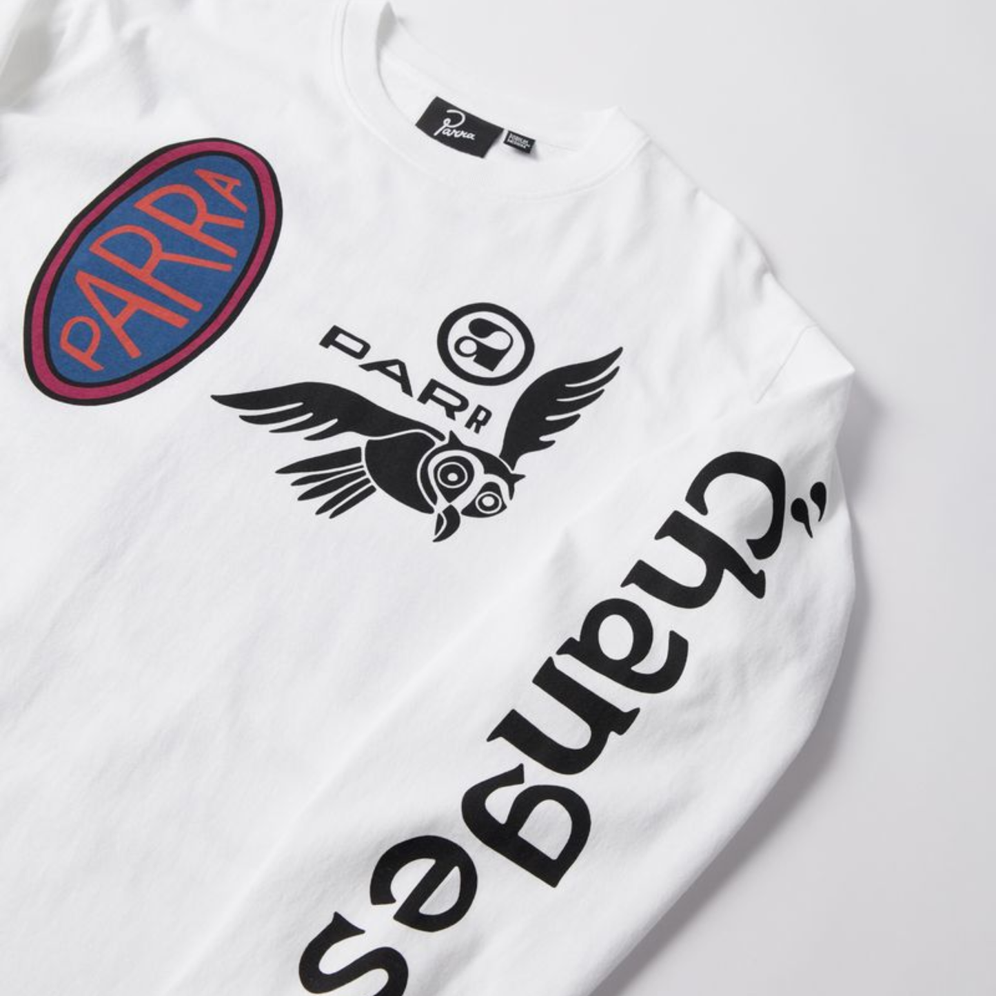 By Parra Team Changes Longsleeve T-Shirt White