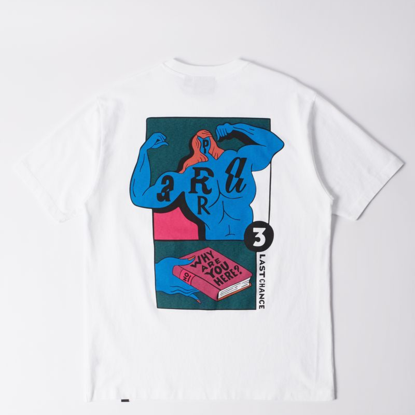 By Parra Why Are You Here T-Shirt White