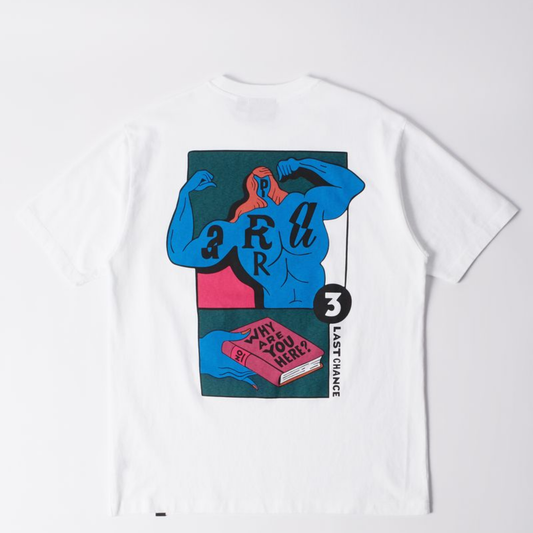 By Parra Why Are You Here T-Shirt White