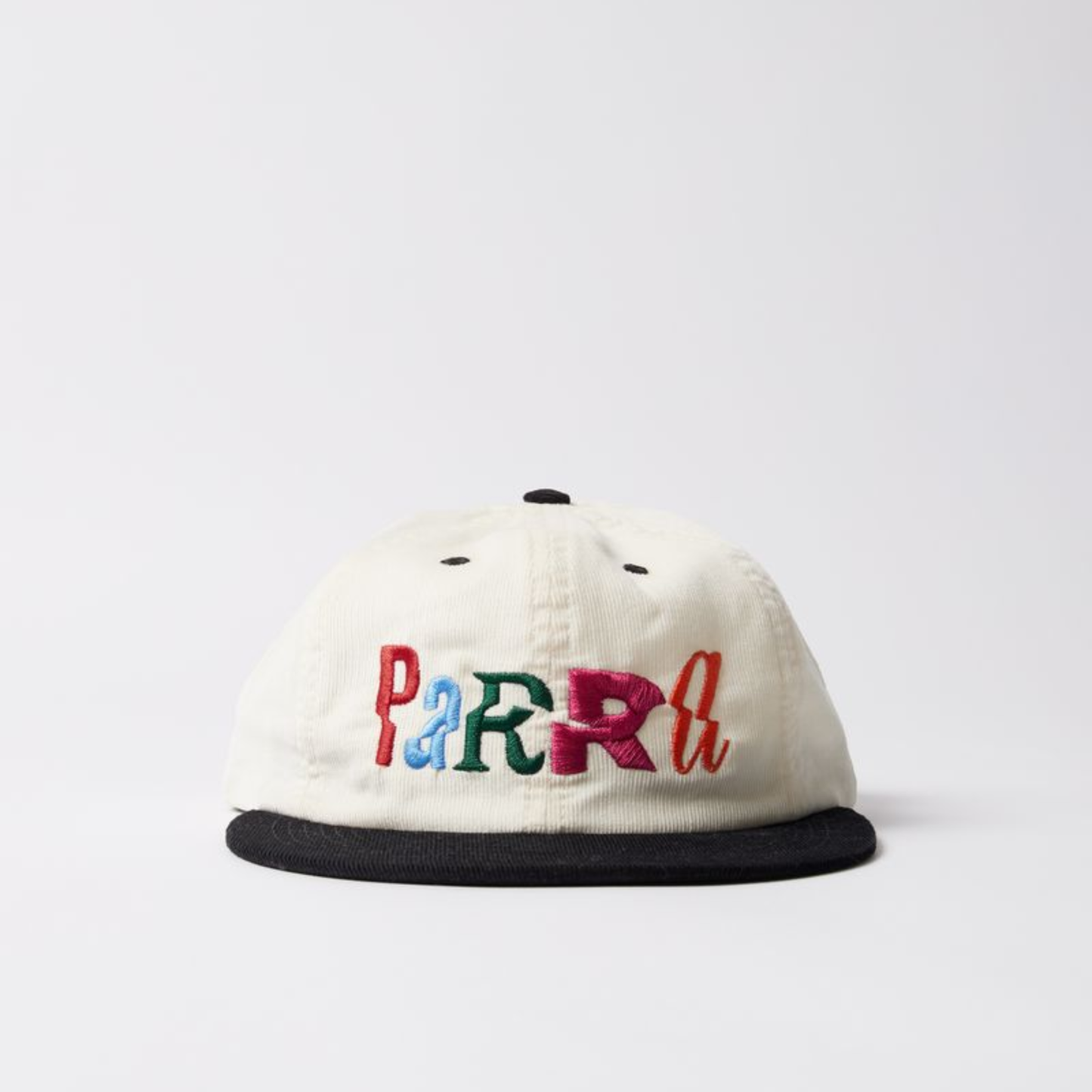 By Parra Error Logo 6 Panel Hat Off White