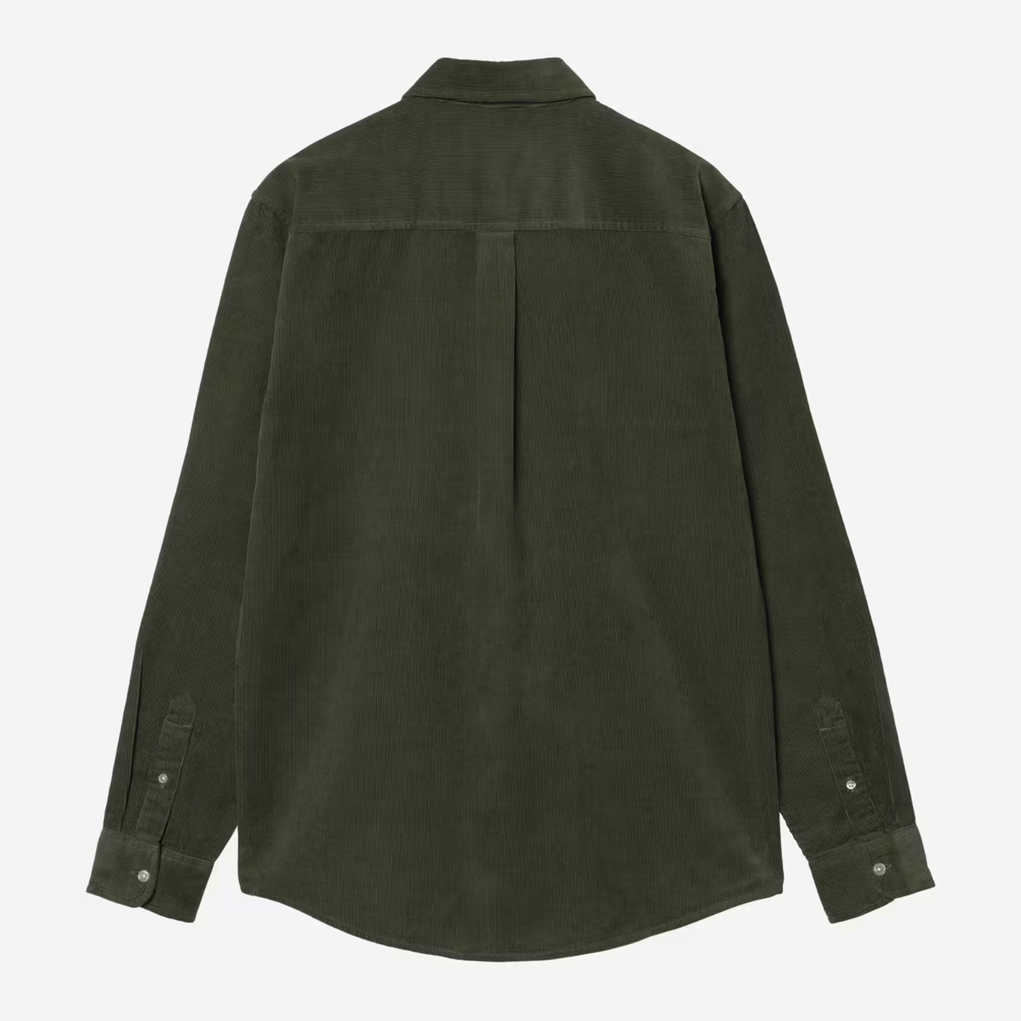 Carhartt WIP Madison Longsleeve Fine Cord Shirt Opuntia/Wax