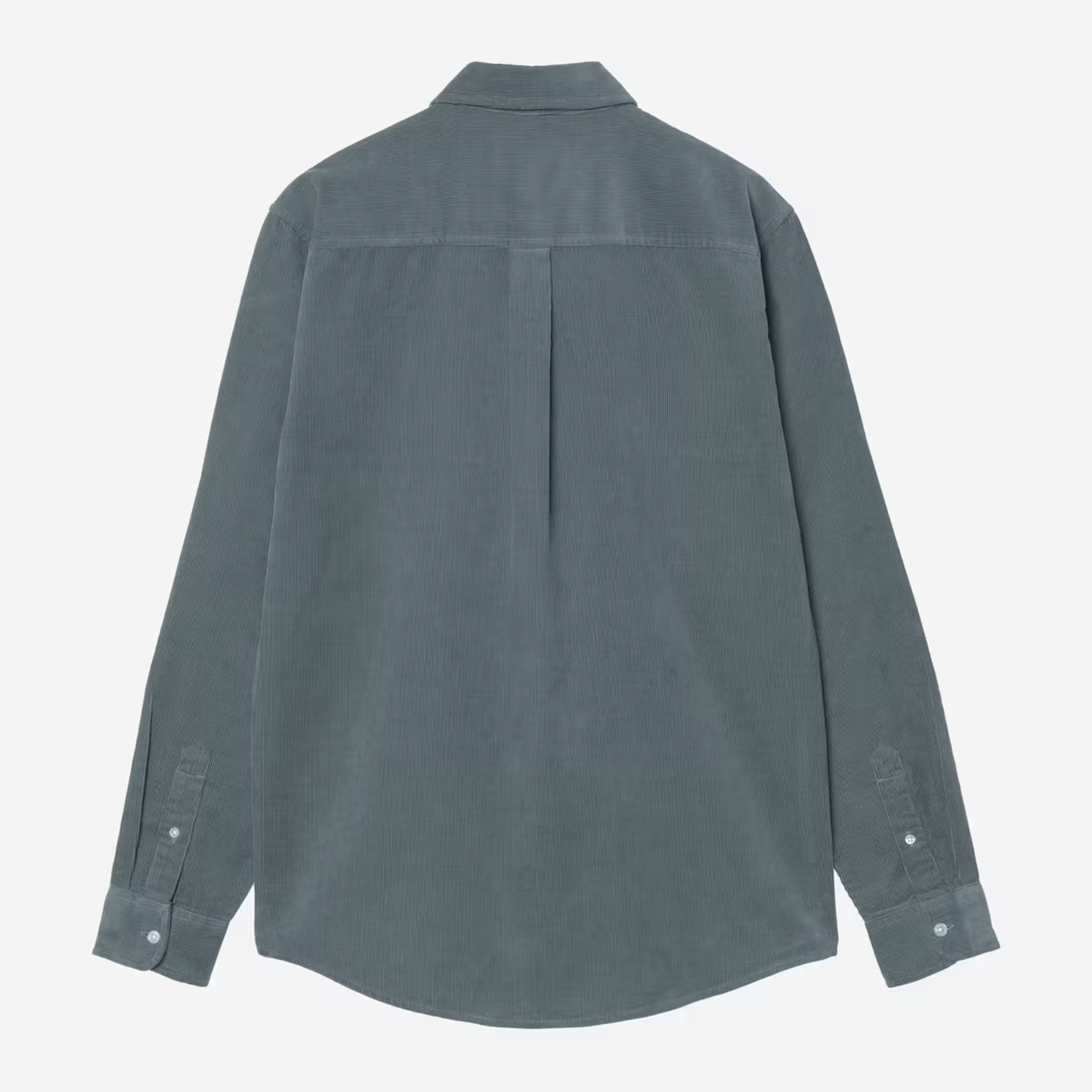 Carhartt WIP Madison Longsleeve Fine Cord Shirt Cozy Blue/Wax
