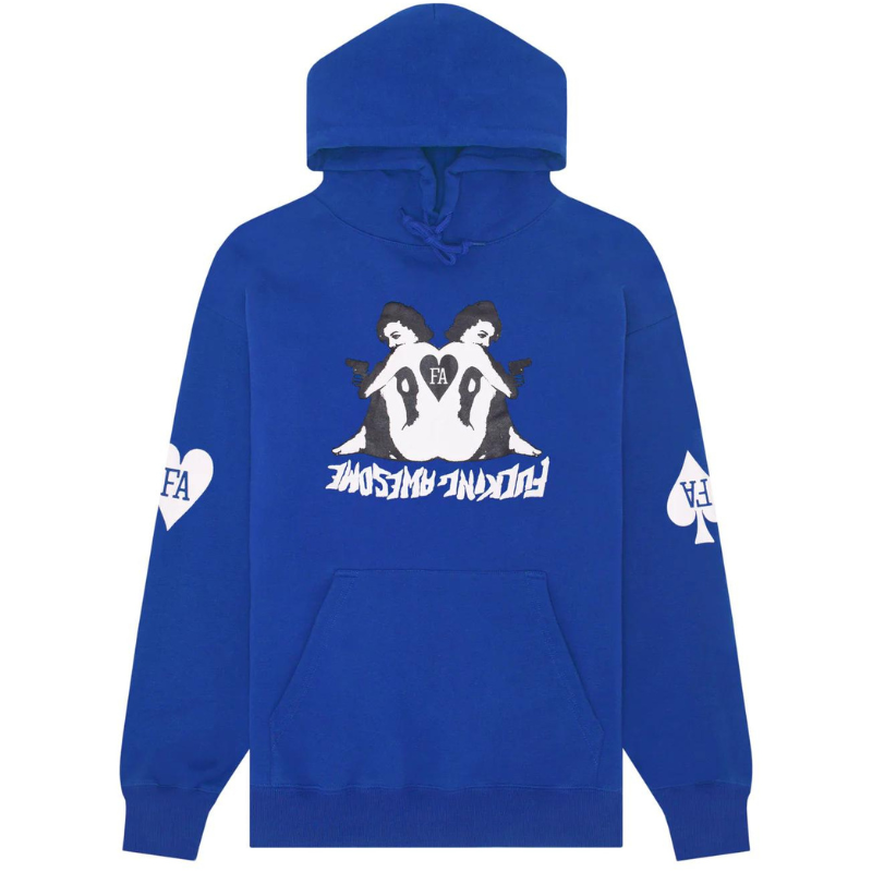 Fucking Awesome Cards Hoodie Royal