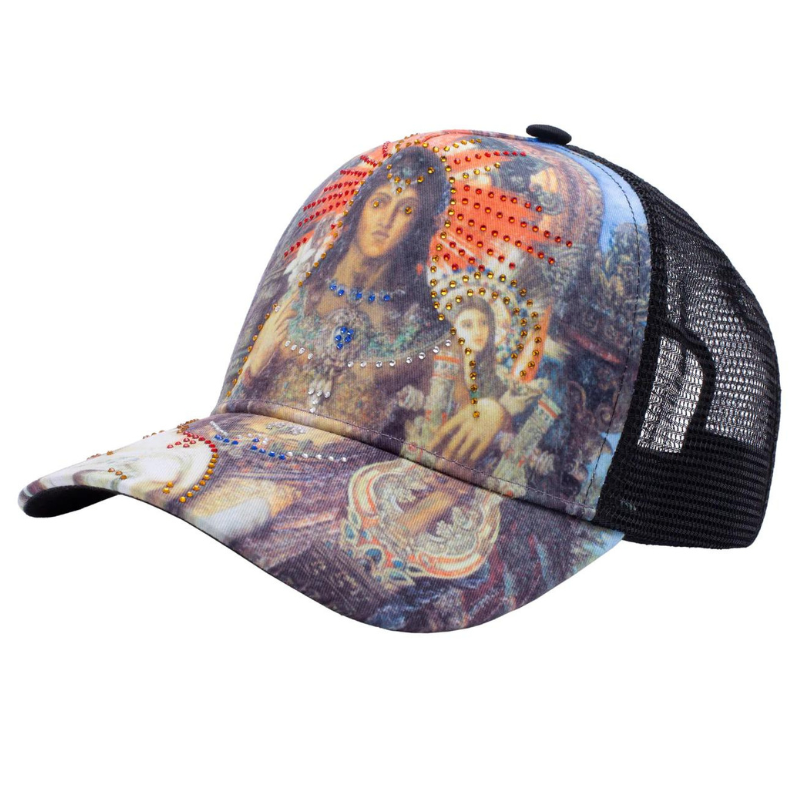 Fucking Awesome Throne Rhinestone Snapback AOP