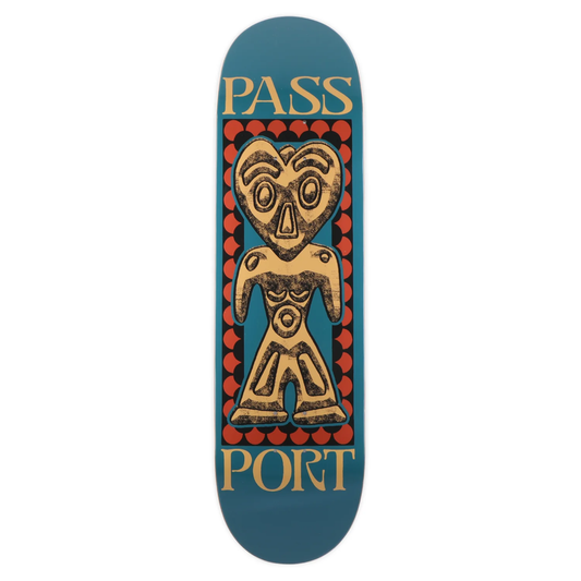 Pass Port Heart Head Dogu Series Skateboard Deck 8.5