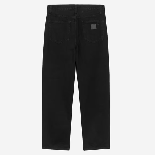 Carhartt WIP Aaron Pant Black Stone Washed