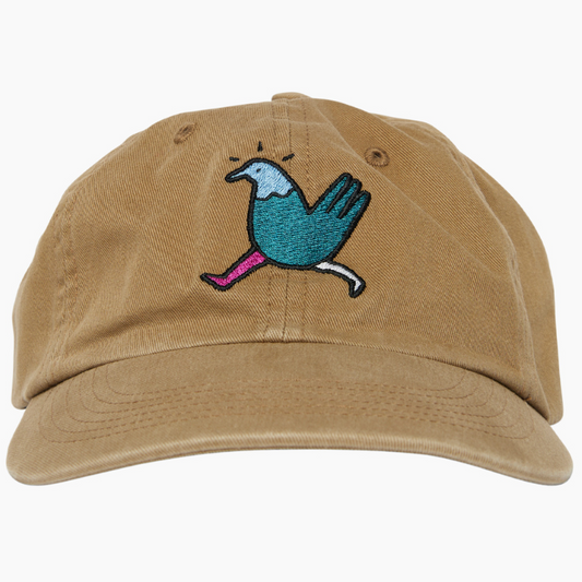 By Parra Annoyed Chicken 6 Panel Hat Khaki