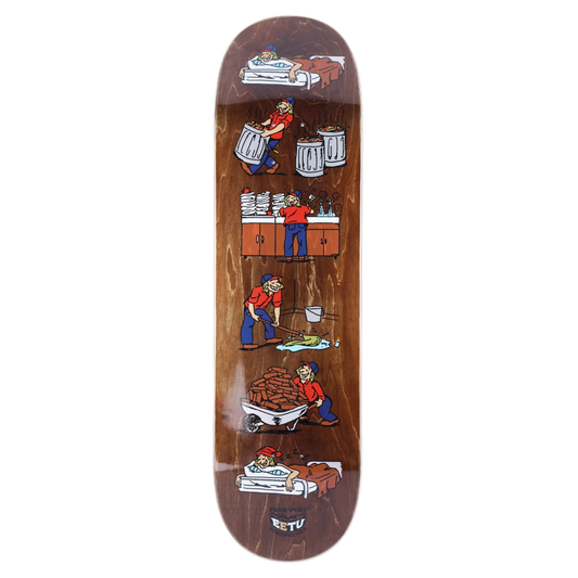 Pass Port Eetu Smiling Through It Skateboard Deck 8.25