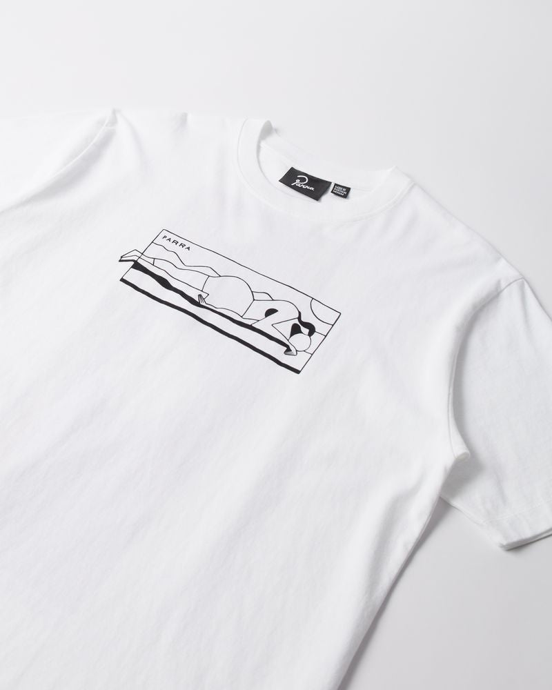By Parra Vertical Thoughts T-Shirt White