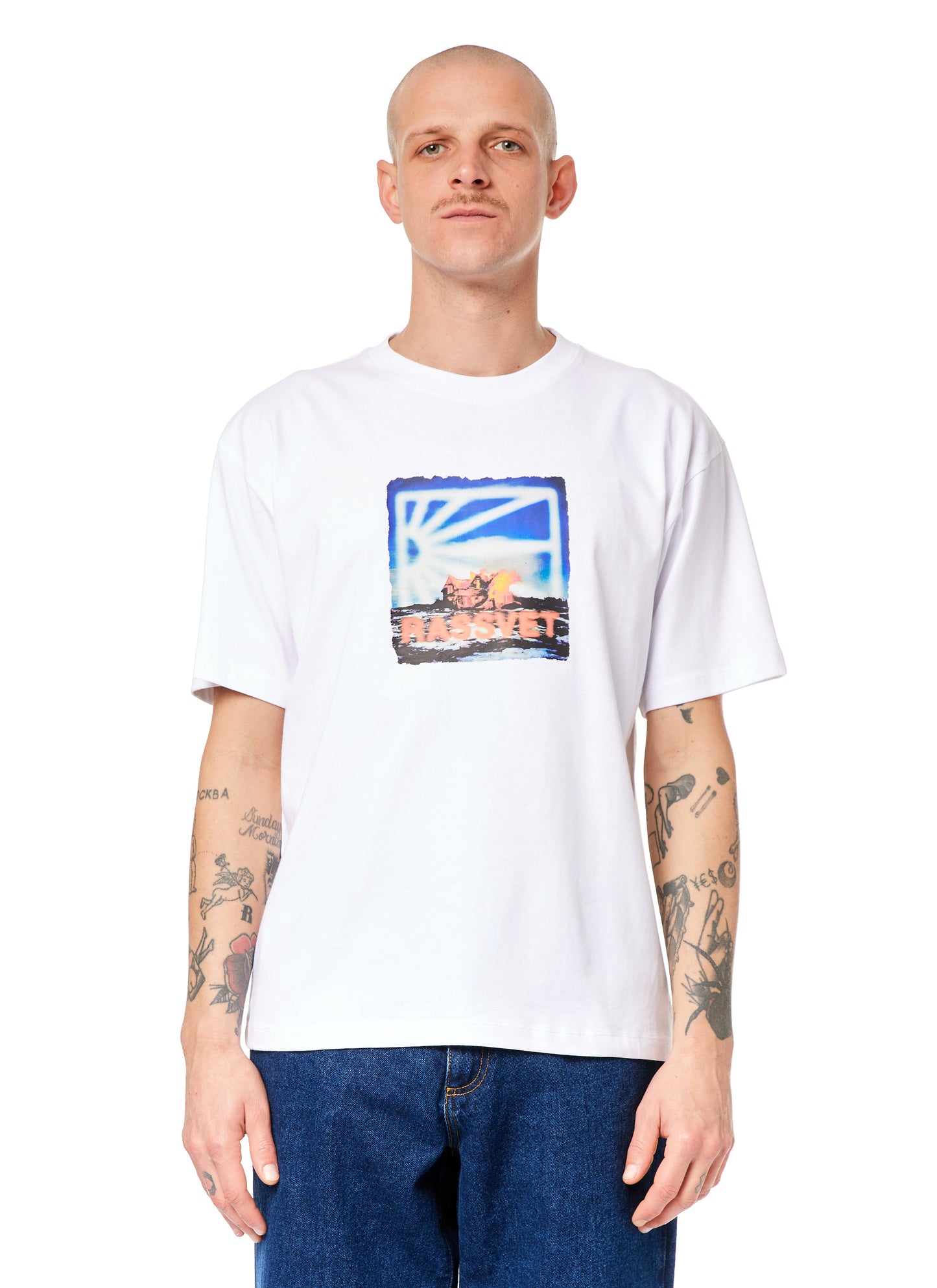 Rassvet On Fire Knit T-Shirt White