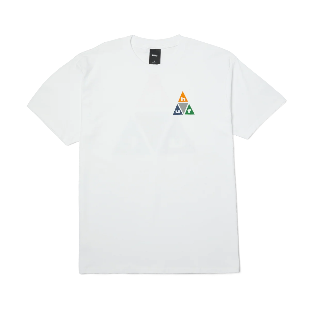 HUF Prism TT T-Shirt White/Burnt Orange