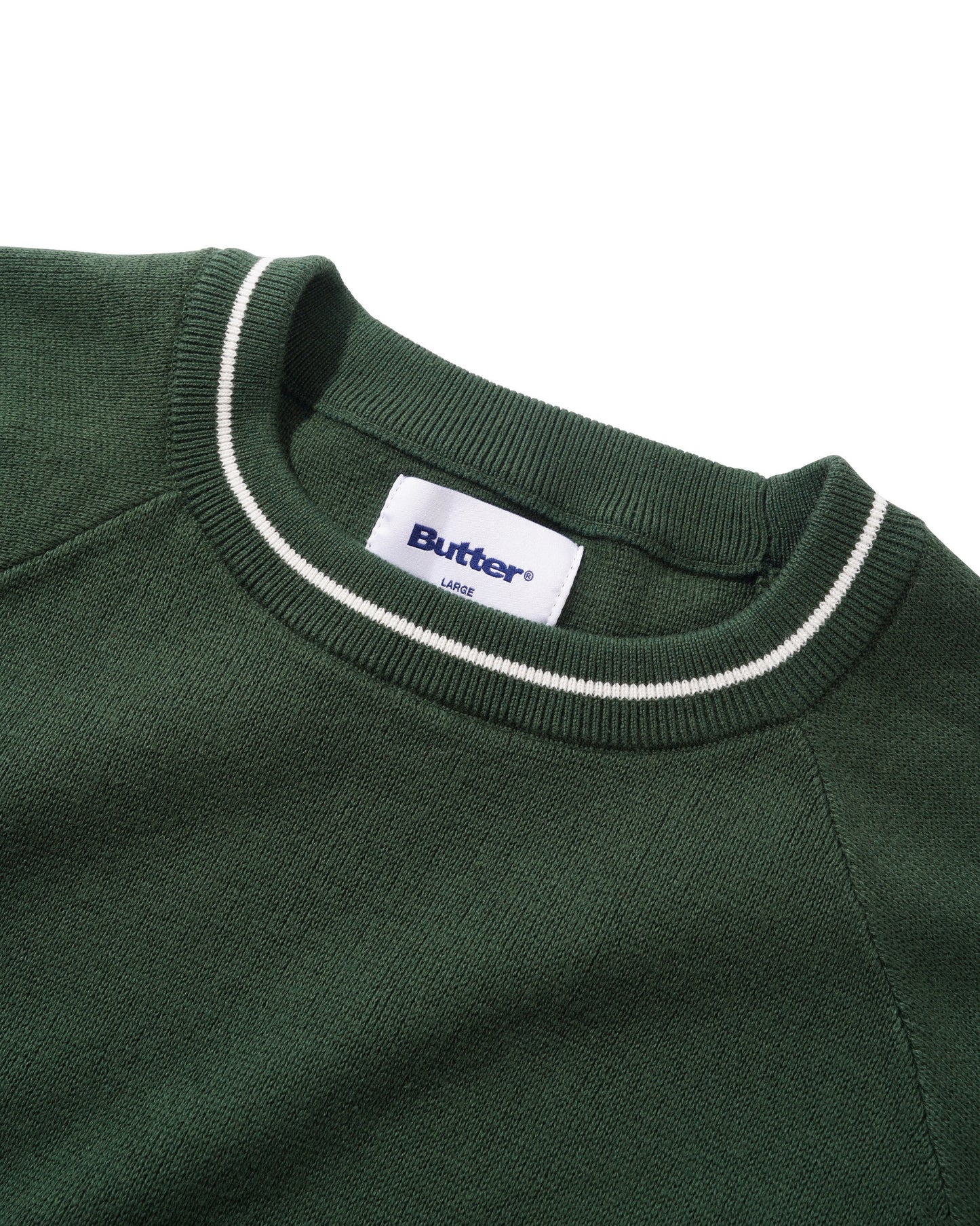 Butter Goods Pier Knit Sweater Moss