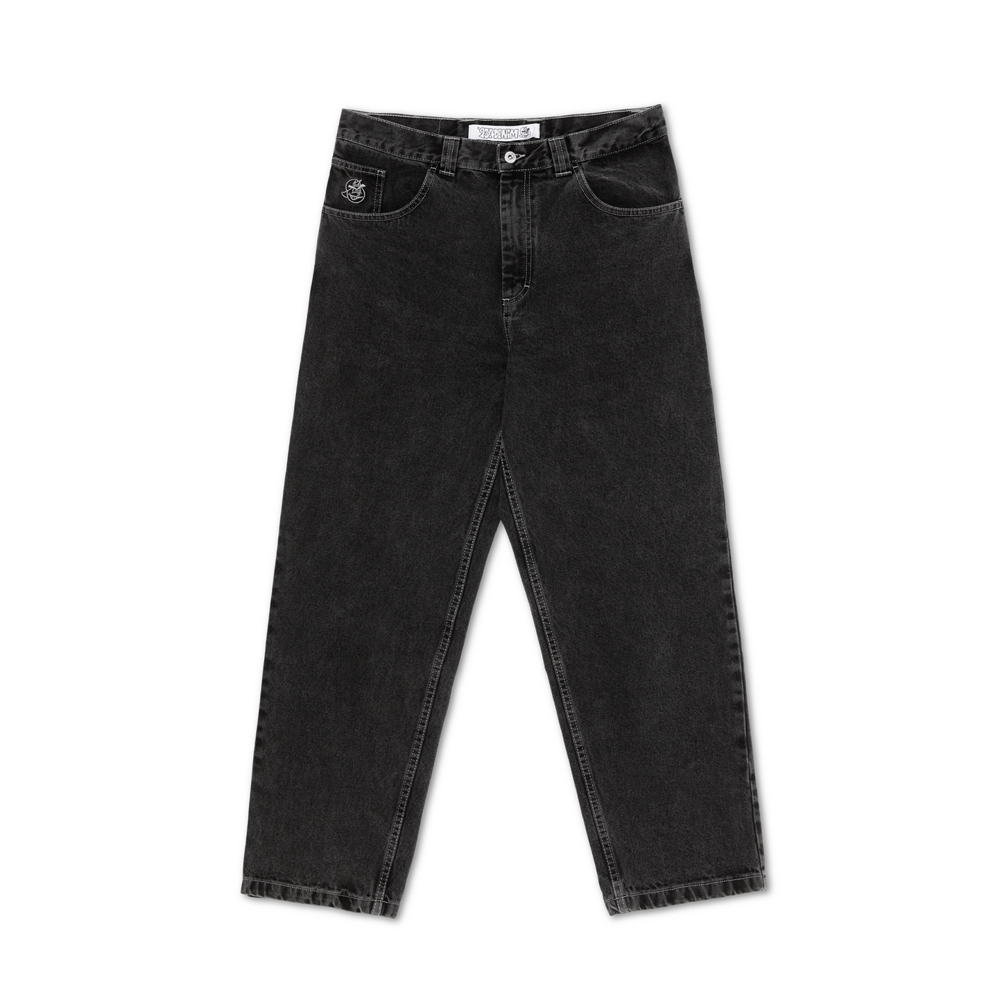 Polar 93! Denim Pants Silver Black