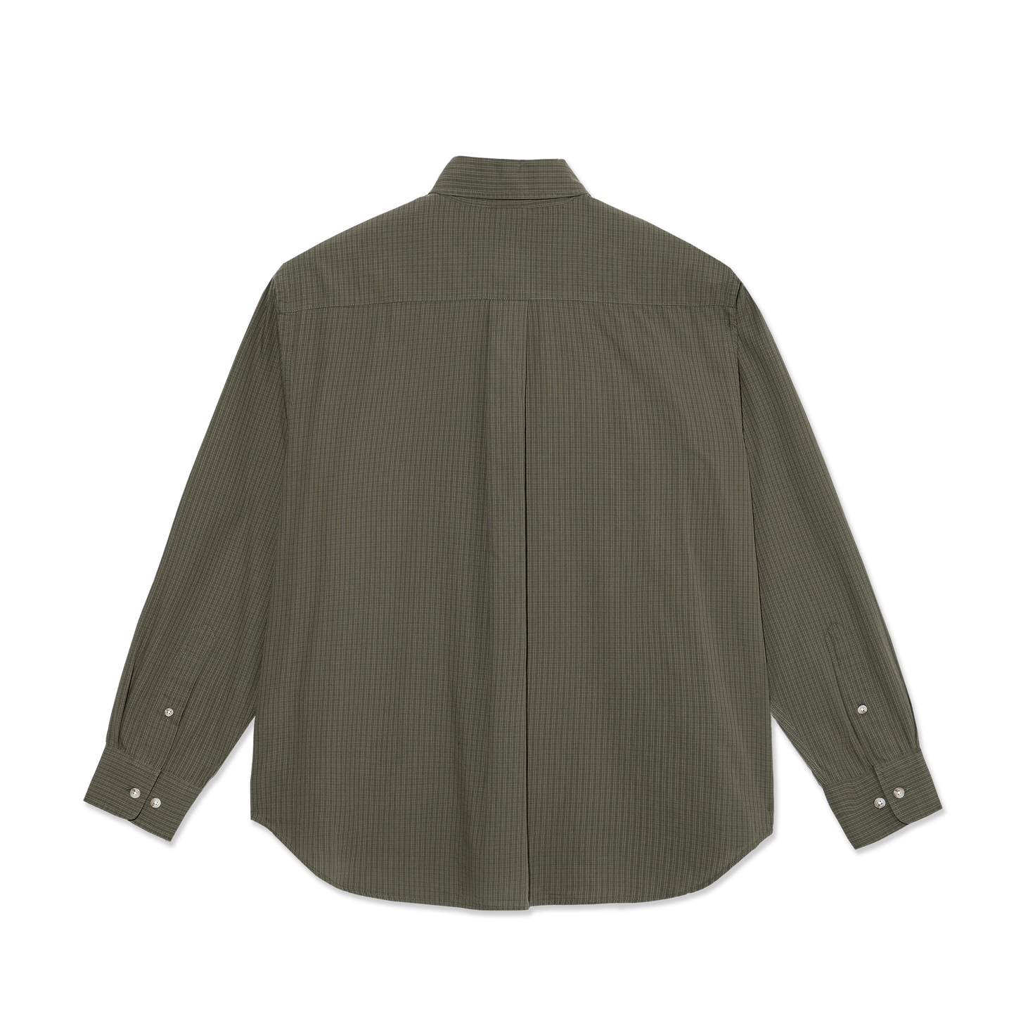 Polar Ben Longsleeve Shirt Army Green Check