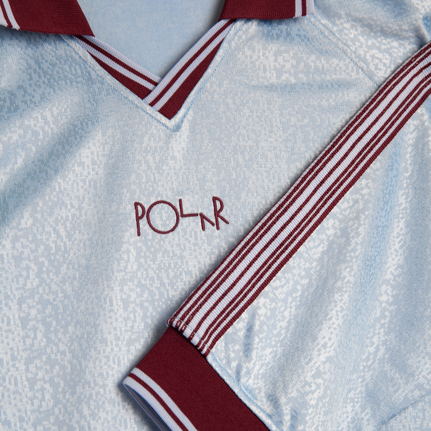 Polar Davie Longsleeve Shirt Sky Blue/Wine