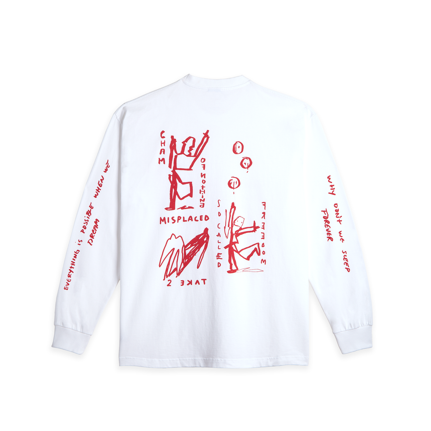 Polar On Repeat Longsleeve T-shirt White