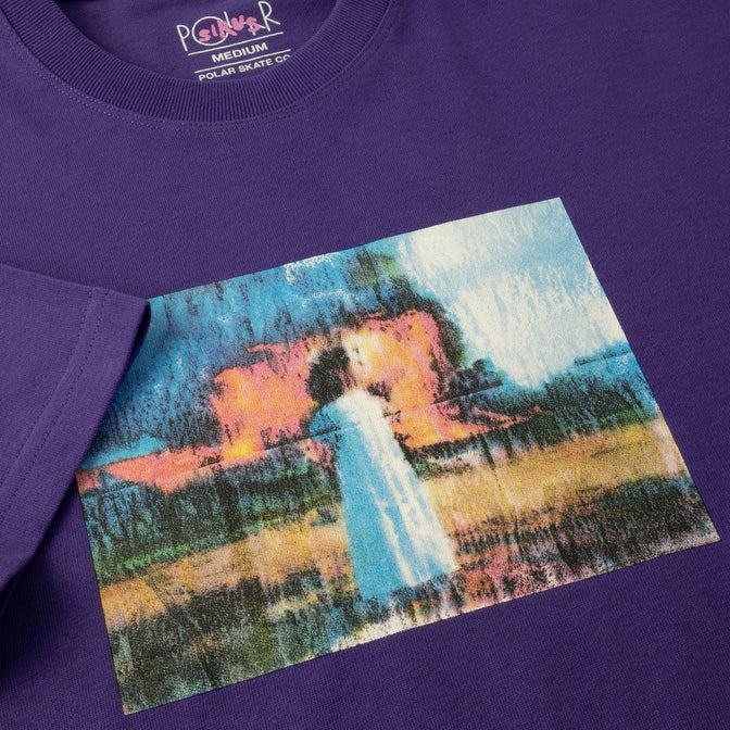 Polar Burning World T-Shirt Purple