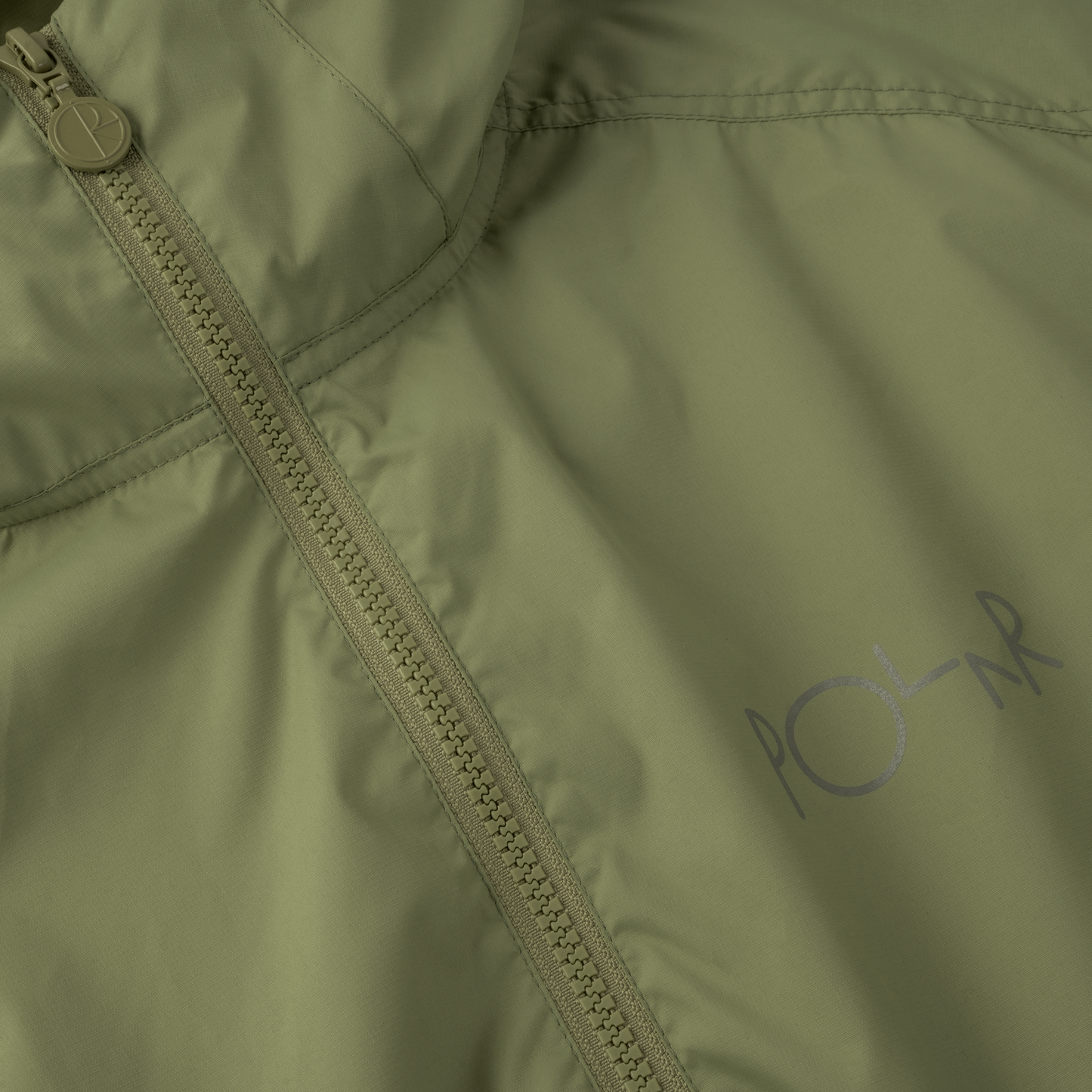 Polar Packable Anorak Jacket Dirty Green