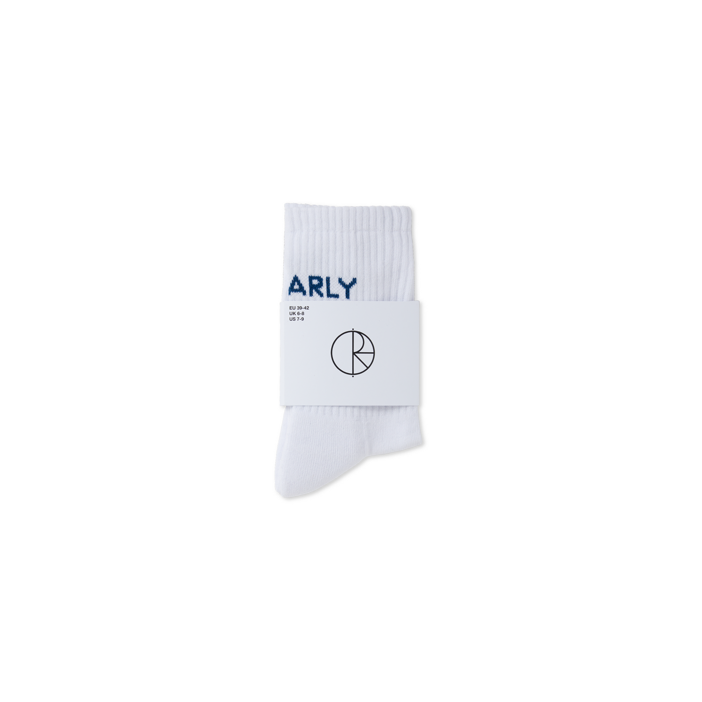 Polar Gnarly Huh! Rib Socks White / Blue