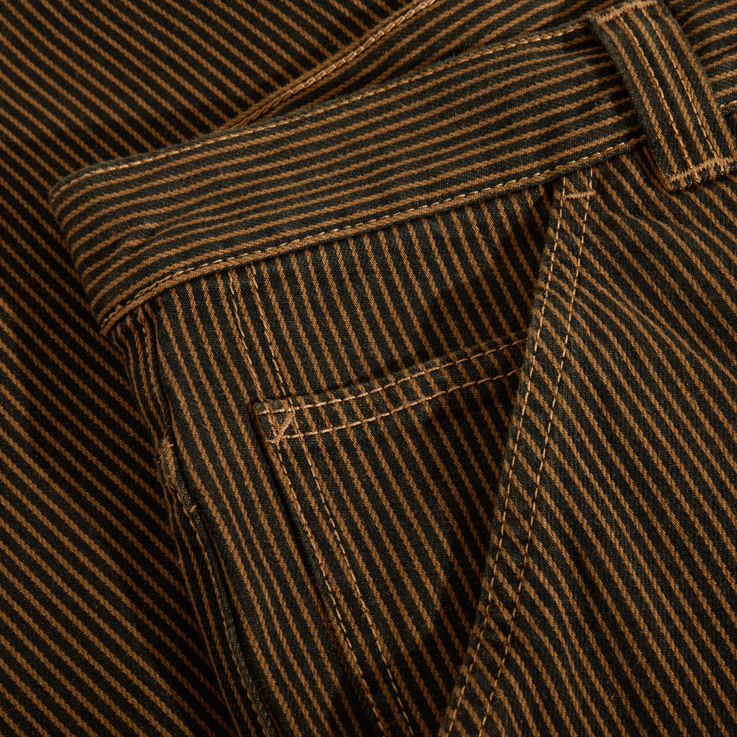 Polar Hickory Stripe '93! Work Pants Rust