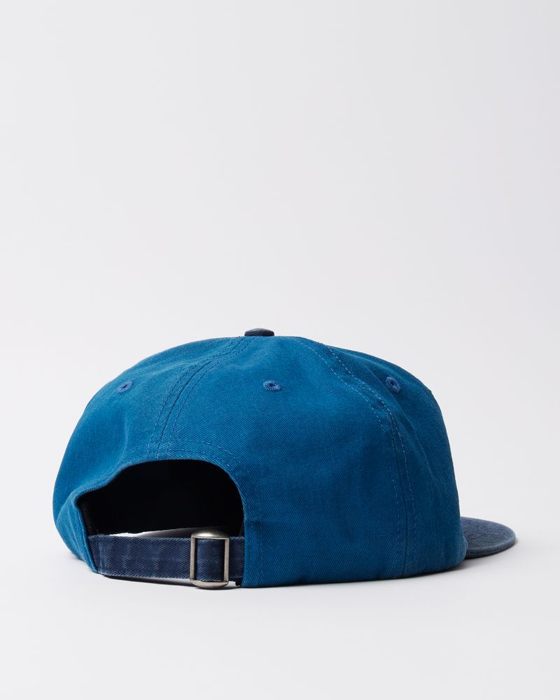 By Parra Paper Par 6 Panel Hat Blue