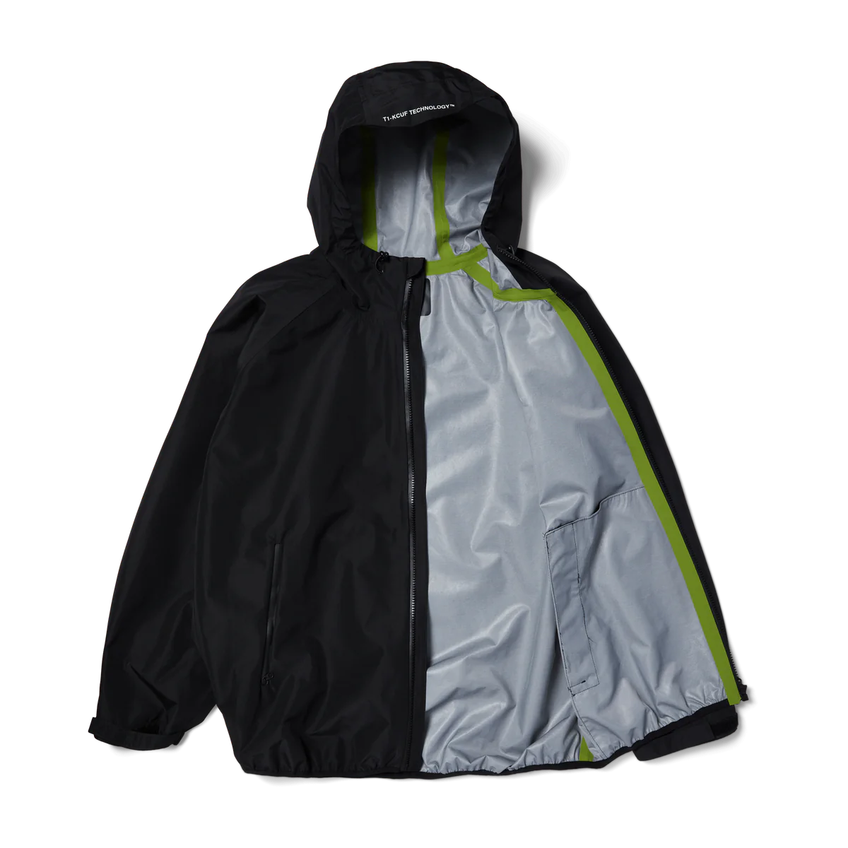 HUF Rainier Shell Jacket Black