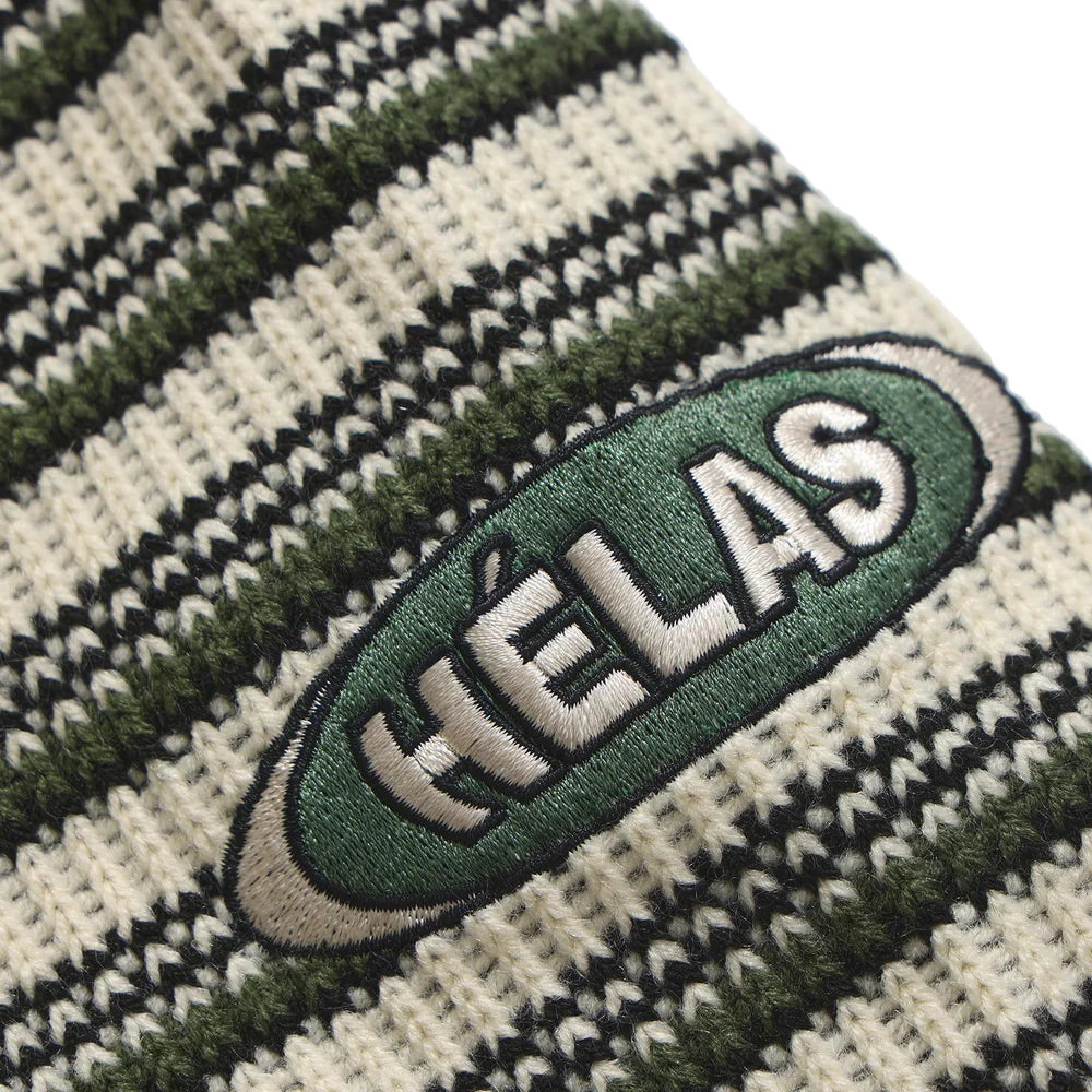 Helas Raymond Quarter Zip Knit Striped Multico