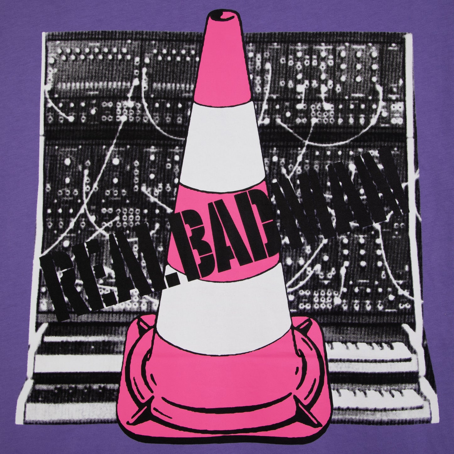 Real Bad Man Sonosyntheses T-Shirt Dusty Purple