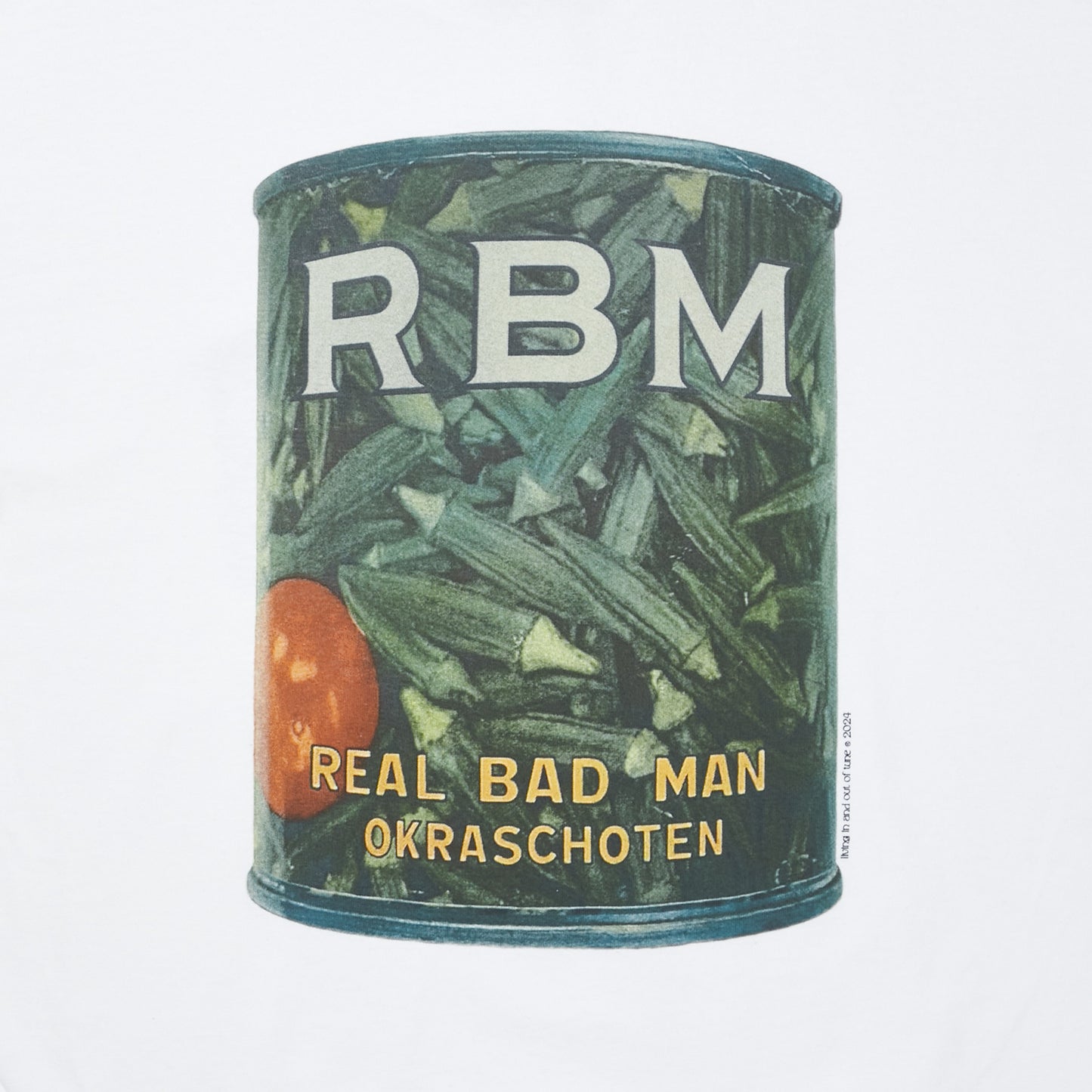 Real Bad Man Real Okra T-Shirt White