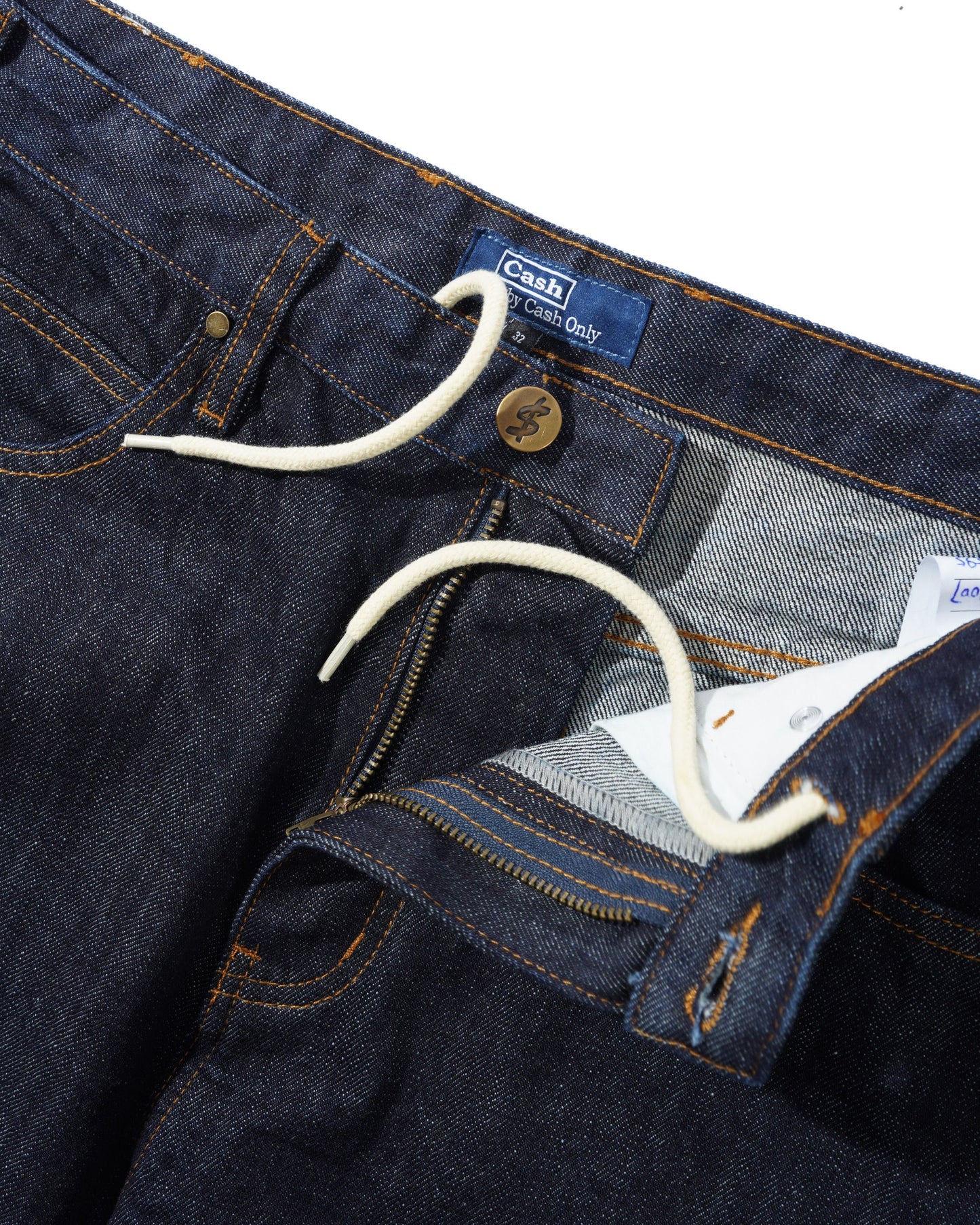 Cash Only Rodeo Denim Jeans Blue Selvedge