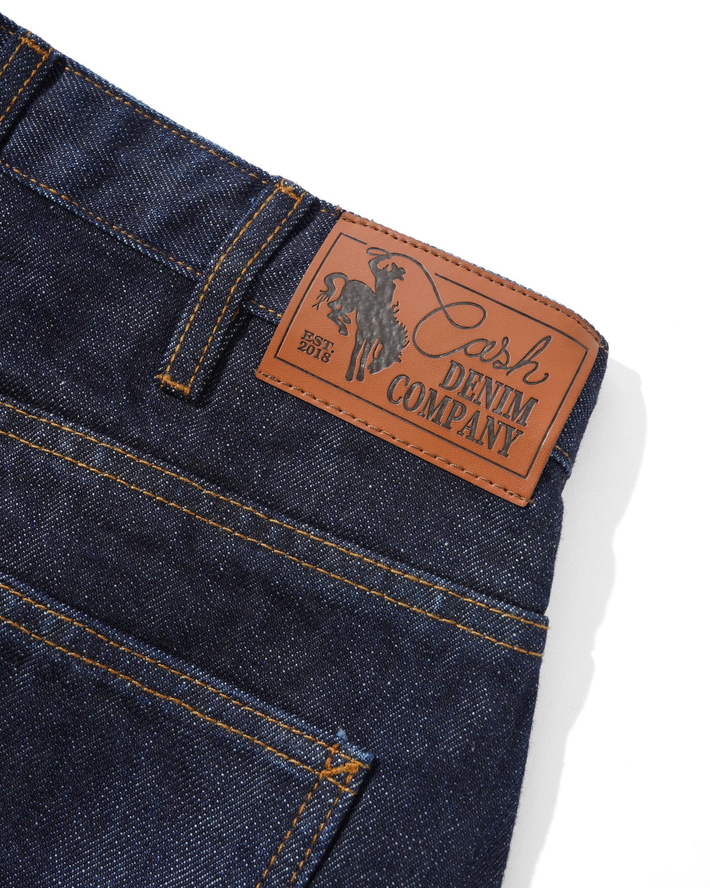 Cash Only Rodeo Denim Jeans Blue Selvedge