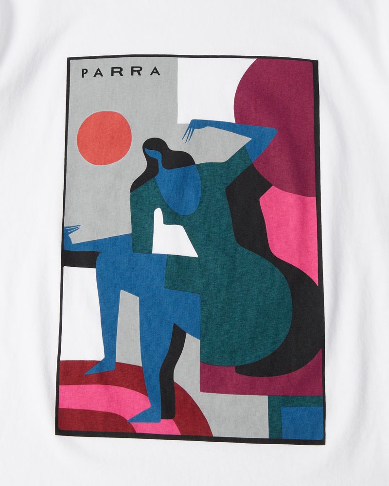 By Parra Ball To The Face T-Shirt White